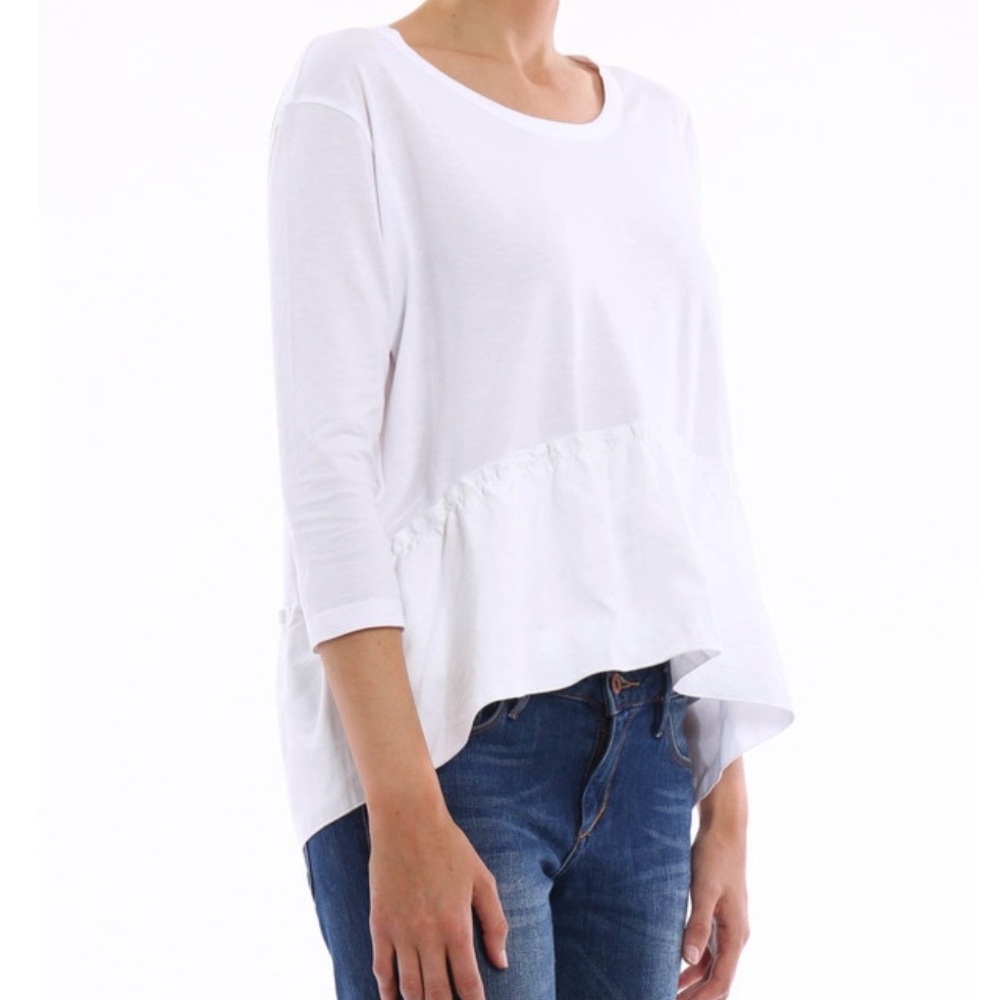 Stella McCartney Flared Hem T-Shirt, size 44 IT, size 8 US